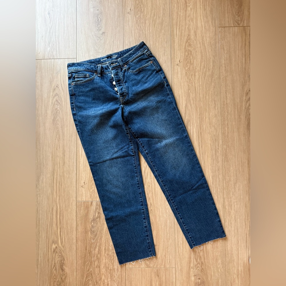 OLD NAVY OG straight dark wash jean